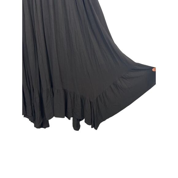 Torrid Midi Rayon Slub Lace Trim Dress Size 00 - Picture 7 of 12